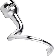 Stainless Steel Spiral Dough Hook Attachment for KitchenAid 4.5 & 5 Quart Tilt-Head Stand Mixer, K45DH Dough Hook, Dishwasher Safe, Mixer Accessory