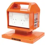 DETROIT 10A 4Way RCD/MCB Powerboard DETPRCD10A