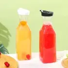 Square Drink Pitchers Plastic Juice Container for Fridge
