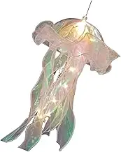 Jellyfish Shaped Lantern Light, Transparent, LED, Not Water Resistant, 7.08 x 5 x 7.08 cm, 2 x AA Battery, Decorative Light