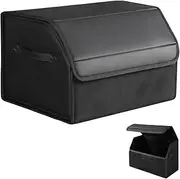 Car Boot Waterproof, Foldable Leather Storage Box, Car Boot Organiser, Boot Bag, SUV Sedan Storage Box, Camping Organiser, Household Classification Box