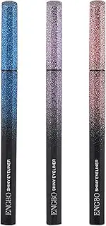 Vtrem 3 Pack Eyeliner Pencil Blue Purple Pink Waterproof Liquid Eye Liner Pen Smudge Proof Slim Eyeliner Makeup Tools Long Lasting All Day