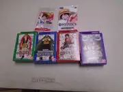 One Piece Card Game - Super Pre-Release Starter Deck set - ST01-ST04 All Sealed
