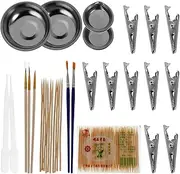 DIY Hand Tool Set for Toy Models 2 Sets Spraying Kit Easy to Clean Use