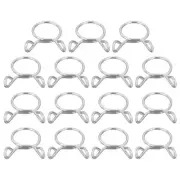 15 Pcs Fuel Line Hose Tubing Spring Clips 15mm Water Pipe Spring Clip Clamps