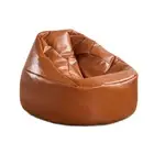 Bean Bag Chair Cover PU Couch Tan Marlow