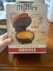 Nostalgia My Mini 5" Waffle Maker Nonstick Surface Factory Sealed Travel Size