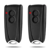 2pcs Garage Opener Remote Control for RSC2-433 RSE2-433,RSZ1-433,Gate Handheld mitter for Liftronic Black