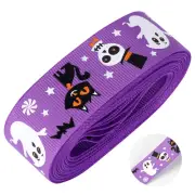 White Ribbon for Balloons Halloween Decorative Smooth Long Lasting