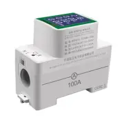 Din Rail Wattmeter Voltmeter Ammeter Power Factor Energy Meter Monitor AC50-300V