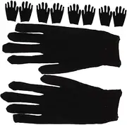 WOFASHPURET 12Pairs Cotton Gloves for Driving Etiquette and Moisturizing Work Gloves for Gardening Cleaning and Jewelry Inspections