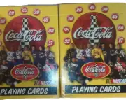 Collectible Coke COCA COLA NASCAR PLAYING CARDS BICYCLE Poker Casino GAMES