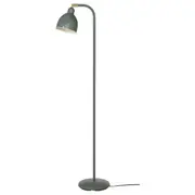 RÖDFLIK floor/reading lamp, grey-green