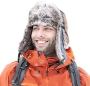 [TOP-EX] XL/XXL Unisex Winter Faux Fur Trapper Hats for Men Women Warm Ushanka Russian Hat Outdoor Earflap Hunting Ski Hat