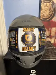 Quin Designs Spitfire Spirit Smart Motorcycle Helmet Sz L