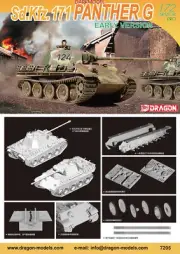 DRAGON 7205 1/72 German Sd.Kfz.171 Panther G Early Version