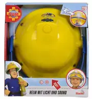 Simba 109252365 - Fireman Sam - Sam Fire Brigade Helmet With Function - New