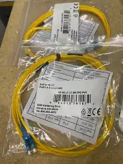 2m LC UPC to LC UPC Duplex Single Mode Fiber Optic Patch Cable ( 2 IN LOT)