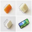 Soap Dish Stainless Steel Bar Holder Kitchen Dish Rack Household Draining _we