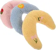 ERINGOGO 3Pcs Shaped Cat Neck Pillow Soft Dog Anxiety Relief Sleeping for Deep Sleep Indoor Use Comfortable Support