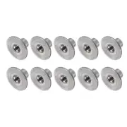 30Pcs M4x15x1.1mm Flange Insert T-Nut Screw-in Female Thread Carbon Steel