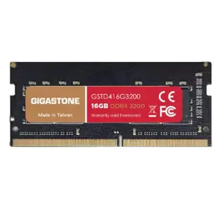 【GIGASTONE 立達】DDR4 3200MHz 16GB 超頻筆記型記憶體 單入(NB專用)