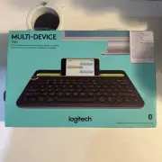 Logitech K480 Multi-Device Bluetooth Keyboard BLACK Phone Tablet Computer