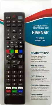Remote Control for HISENSE TV Model : 40K220PW
