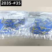 100 Sets Blue Matted Watch Hands 11mm for Miyota 2035 Quartz Movement