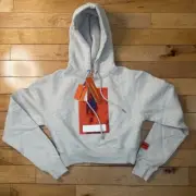 HERON PRESTON NOISE CENSORED HERON HOODIE BEIGE ORANGE Size S $650 MSRP