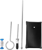 MUSISALY Laboratory Clamp Stand Support for Funnels Flasks Essential Tool Experiments Setup for Heavy Equipment for