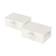 Underbed Storage Box with Lid, Foldable Clothes Organizers, Home Organising B...