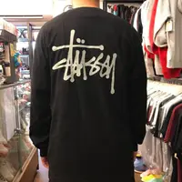 在飛比找蝦皮購物優惠-BEETLE STUSSY BASIC LS TEE 黑灰 