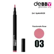 Debby 2 in 1 liquid lipstick in lip pen col.03