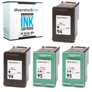 4X Compatible OSI HP Printer Ink 94 95 for HP OfficeJet 6213 6215 7210 7310 7408
