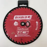 Diablo Finish Plywood 7-1/4" x 40T Circular Saw Blade #D0740 NEW