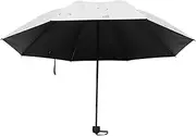 [Healeved] Foldable Sun Umbrella Automatic Open Close Compact Travel Umbrella for Rain and Sun Protection Hearts Pattern Design Lightweight and Portable Travel Essentials for Men and Women
