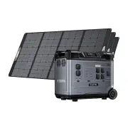 [EU Direct] OUKITEL P5000 Power Station 5120Wh with 400W Solar Panels,2200W Solar Generator with LiFePO4 Battery, 1.8 Ho
