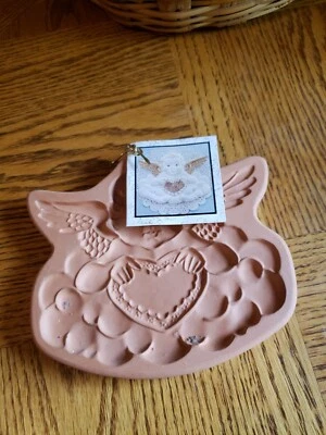 Vintage Cotton Press Cookie Mold Cupid 1993