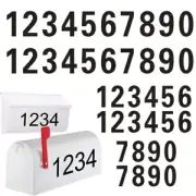 Number Stickers - Large Black White Numbers - Scrapbooking