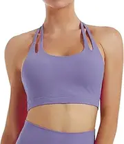 [Generic] 10 Fig Padded Bralettes Sports Bras for Pack V Neck Bando Bra for Women Girls Top Vest Girls Sports Bar