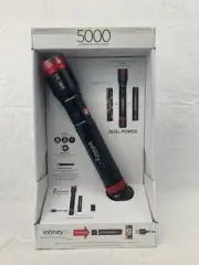 Infinity X1 5000C Flashlight Dual Power Focusing Rechargeable 3 Mode Torch Light