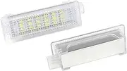 DEMULAX 2PC LED Under Door Courtesy Footwell Light Luggage Trunk Lamps, for BMW, E90 E91 E92 E60 E65 F10 F20 F30 E87 X5 E70 F15 X3 E83 F25 Car LED Luggage Lights