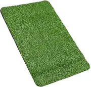 Abaodam Grass Mat Outdoor Rugs Carpet Entrance Rugs Grass Rugs for Outside Patio Entry Way Rug Indoor Door Mats for Entryway Dog Grass Fake Grass Polypropylene Fiber (Polypropylene) Green