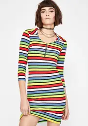 Flash Frenzy Stripe Dress