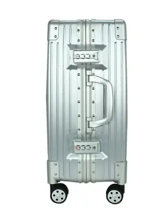 ~雪黛屋~Eason 29吋行李PC+ABS箱防盜鋁框360度旋轉外包拉桿防撞角U025