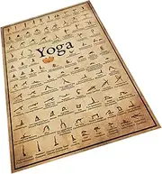ibasenice Yoga Posture Canvas Wall Art Stylish Decorative Picture for Home Decor Yoga Positions Guide for Yoga Studios Personal Spaces Creative Present Idea