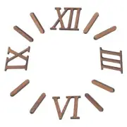 1 Set Replacement Clock Wood Number Clock Numerals Diy Clock Numbers Kit Hang...