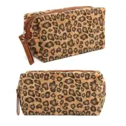 Leopard Print Cosmetic Bag USA SELLER