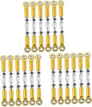 Vaguelly 3sets Adjustable Rod Linkage for Car 71mm Turnbuckle Rods Replacement for 1/10 Truck 6pcs*3
